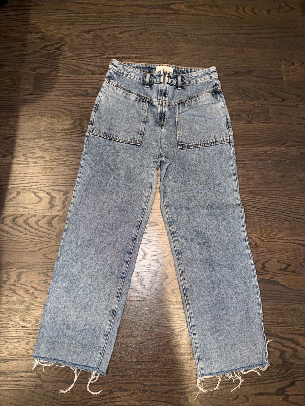 Ba&sh Light Wash Women's Straight-Leg Jeans
